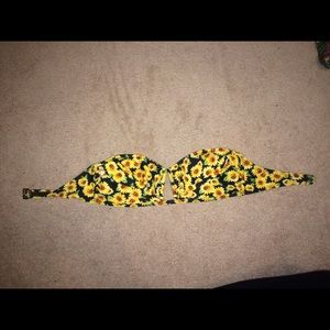 Sunflower bathing suit top