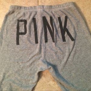 VS PINK long grey thermal pant