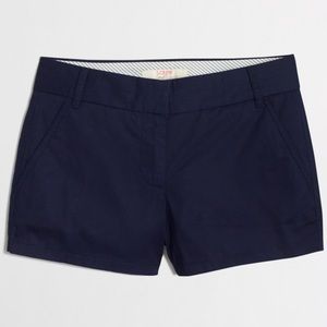 J. Crew 3" Chino Short in navy, Sz. 6
