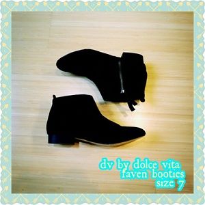 dv by dolce vita - faven booties (black)