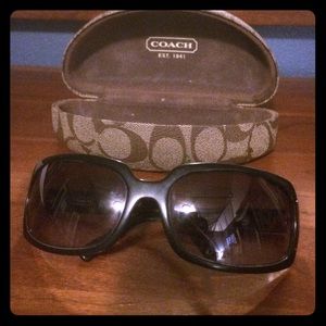 Coach sunglasses w/ case