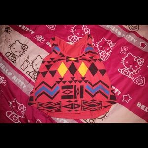 forever 21 tribal cropped tank