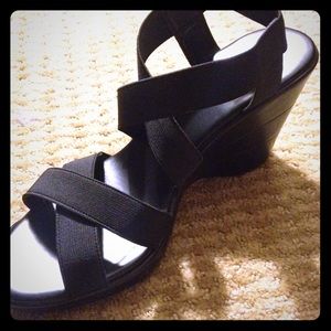 Black BCBG Paris Wedges