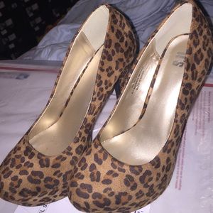 Cheetah print heels