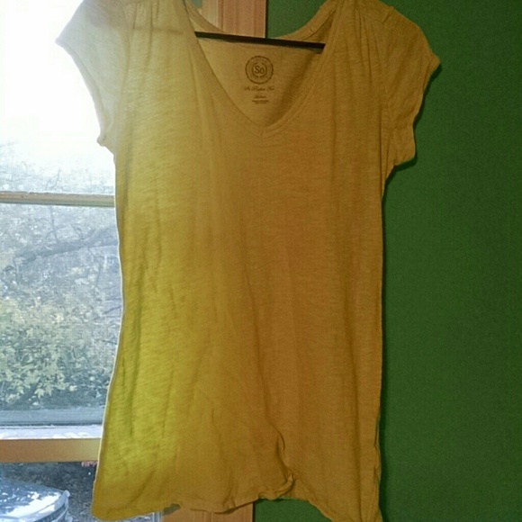 Neon yellow V neck - Picture 1 of 3