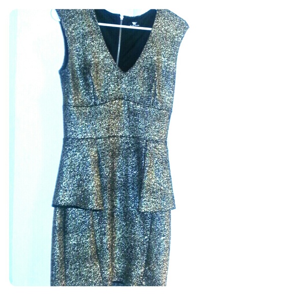 Gold n black dress