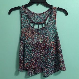 Floral Sheer Top