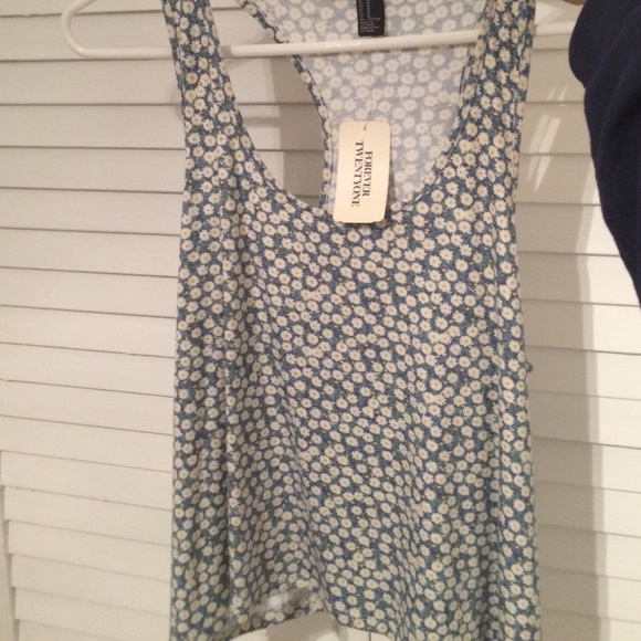 BRAND NEW FLOWER TANK TOP - Picture 1 of 1