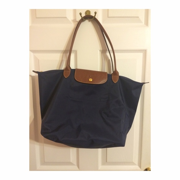 Longchamp Lé Pliage Large Tote - Navy (100% Real)