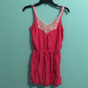 Pink Dress with a Lace top