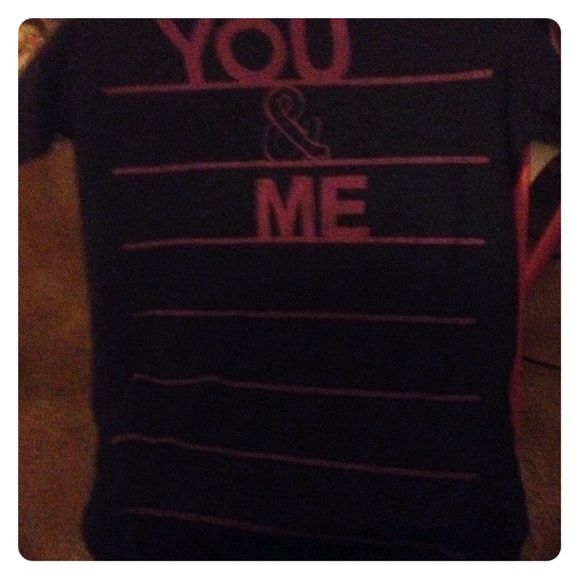 A couple shirt, You&Me pink,black