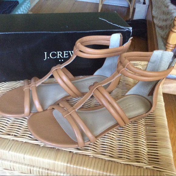 J. Crew Gladiator Sandals, sz 8.5. ☀️🌻