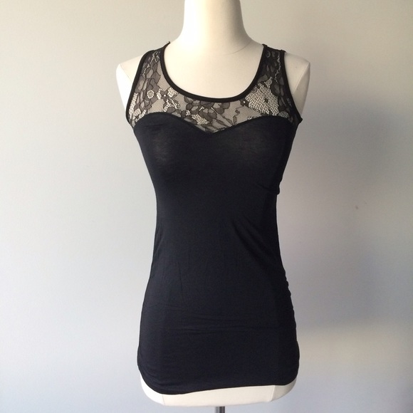 Tops - Black lace top