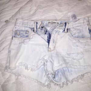 Lightly used Abercrombie acid wash jeans