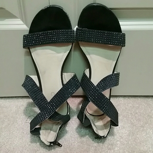 ALDO Shoes - Black Zip up Aldo Sandals