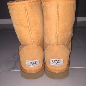 short orange UGGS