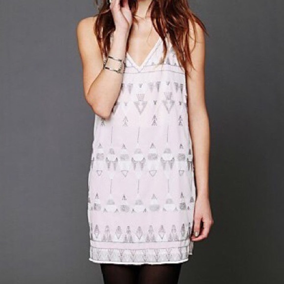 Free People Beaded Frances Shift Dress