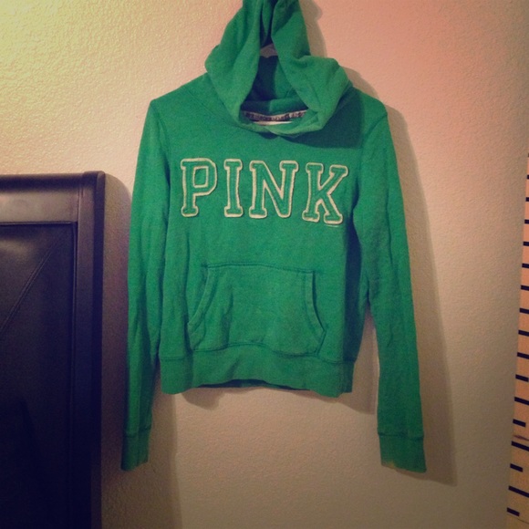 Victoria secret hoodie. Green