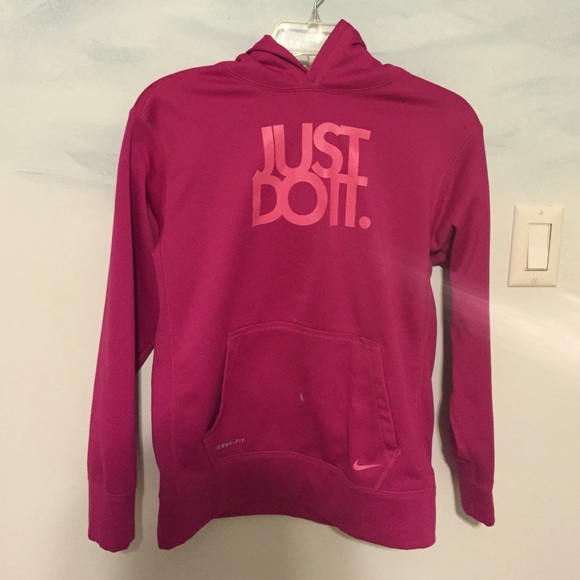 Pink nike sweatshirt