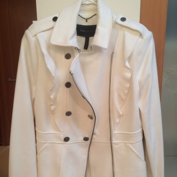 Off white long coat - Picture 3 of 4