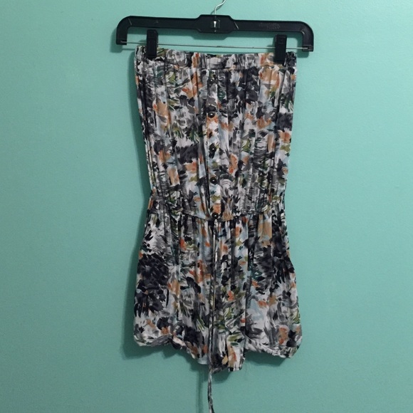 Strapless Romper