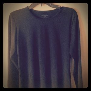 Patagonia Thin Dry-Wick Black Longsleeve Shirt