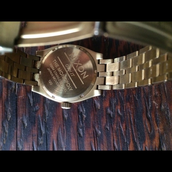 Nixon Gold Monopoly Watch