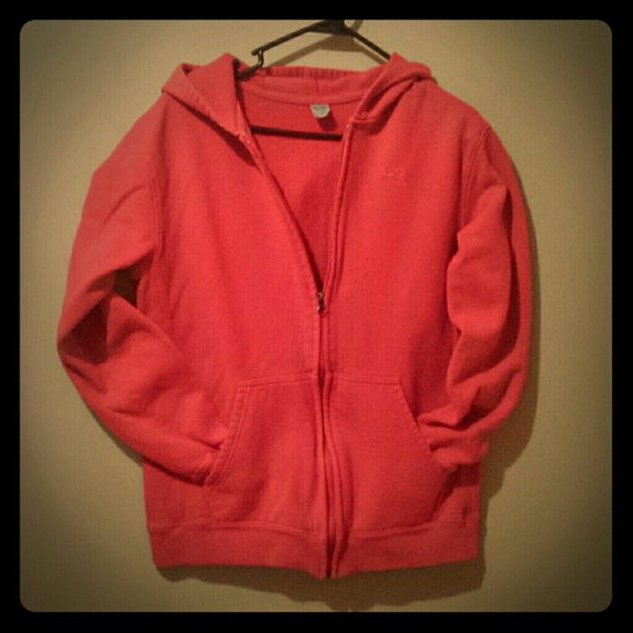 "Price Reduced"  Zip-up hooded sweatshirt.