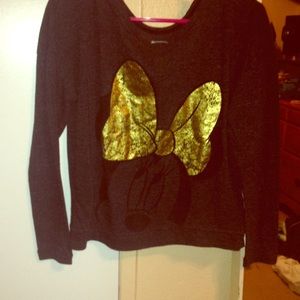 A Minnie Mouse sweater style shirt It's XS