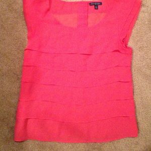 Hot pink flattering Ruffel shirt