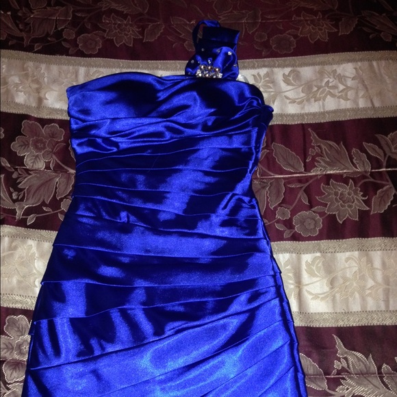 Blue short Dress