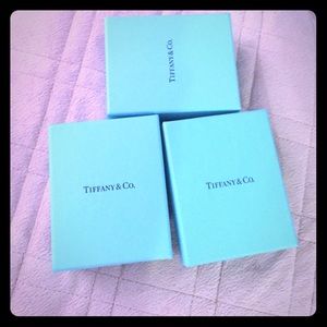 3 Tiffany and co jewelry boxes