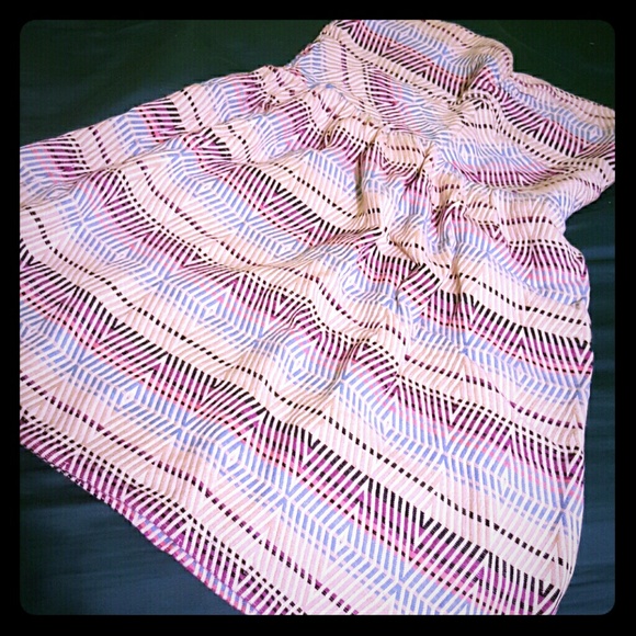 Roxy strapless Aztec inspired dress