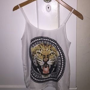 Flowy jaguar top