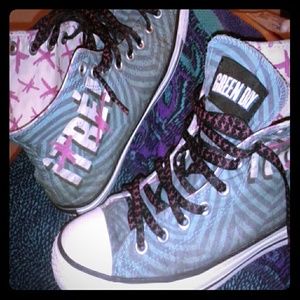 Limited Release !tre! Converse Green Day wm 10