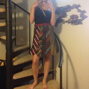 Vintage tie skirt