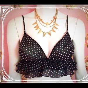 Victoria's Secret sexy polka dot Bralette