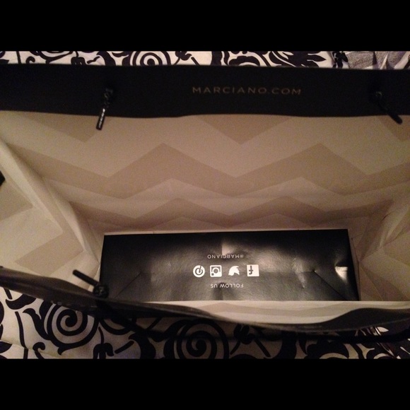 SOLD!! Large Marciano Shopping Bag - Picture 2 of 3