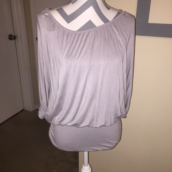 Gray forever 21 top