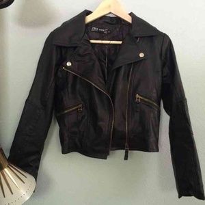 New ZARA leather jacket