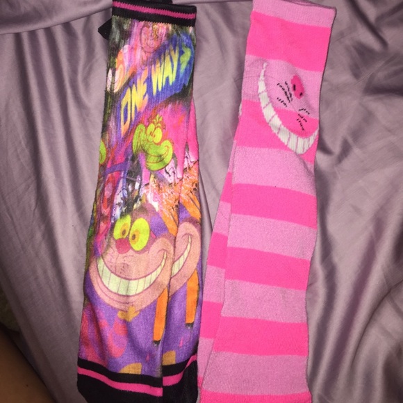Alice in wonderland socks