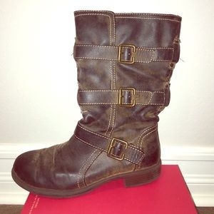 Sonoma Emilie Brown Buckle Boots