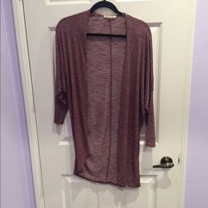 Maroon cardigan