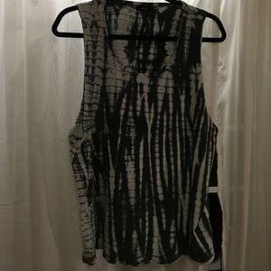 Black tie dye top