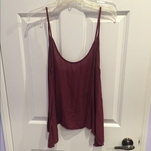 Maroon tank top