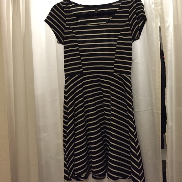 Black and white dress