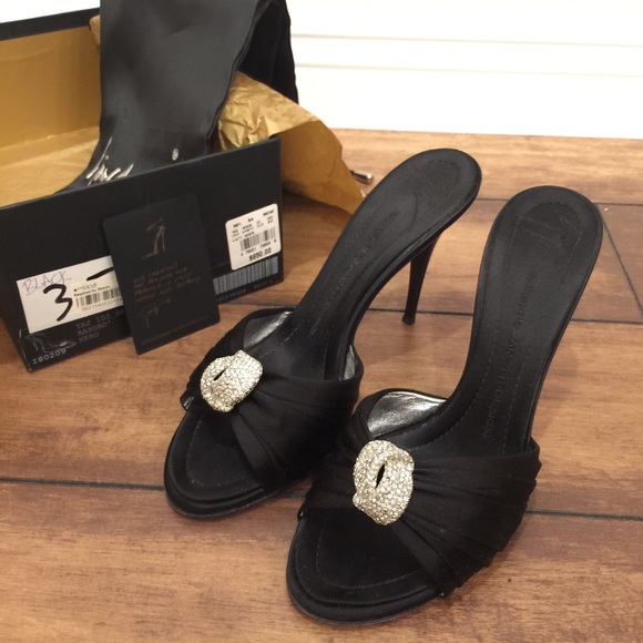 Black Giuseppe Zanotti Sandals 37.5