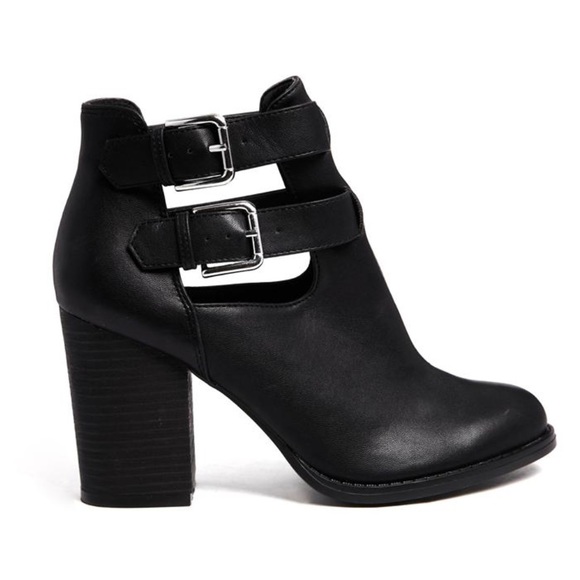 ASOS NWOT cut out booties
