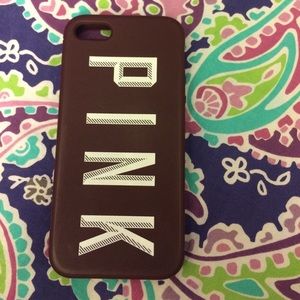 PINK maroon iphone 5/5s case