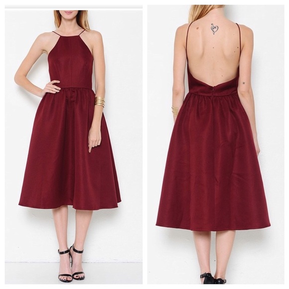 Red midi Dress